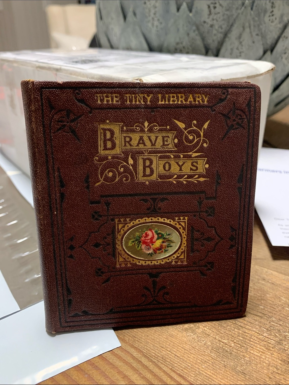 Vintage Tiny Library book Brave Boys